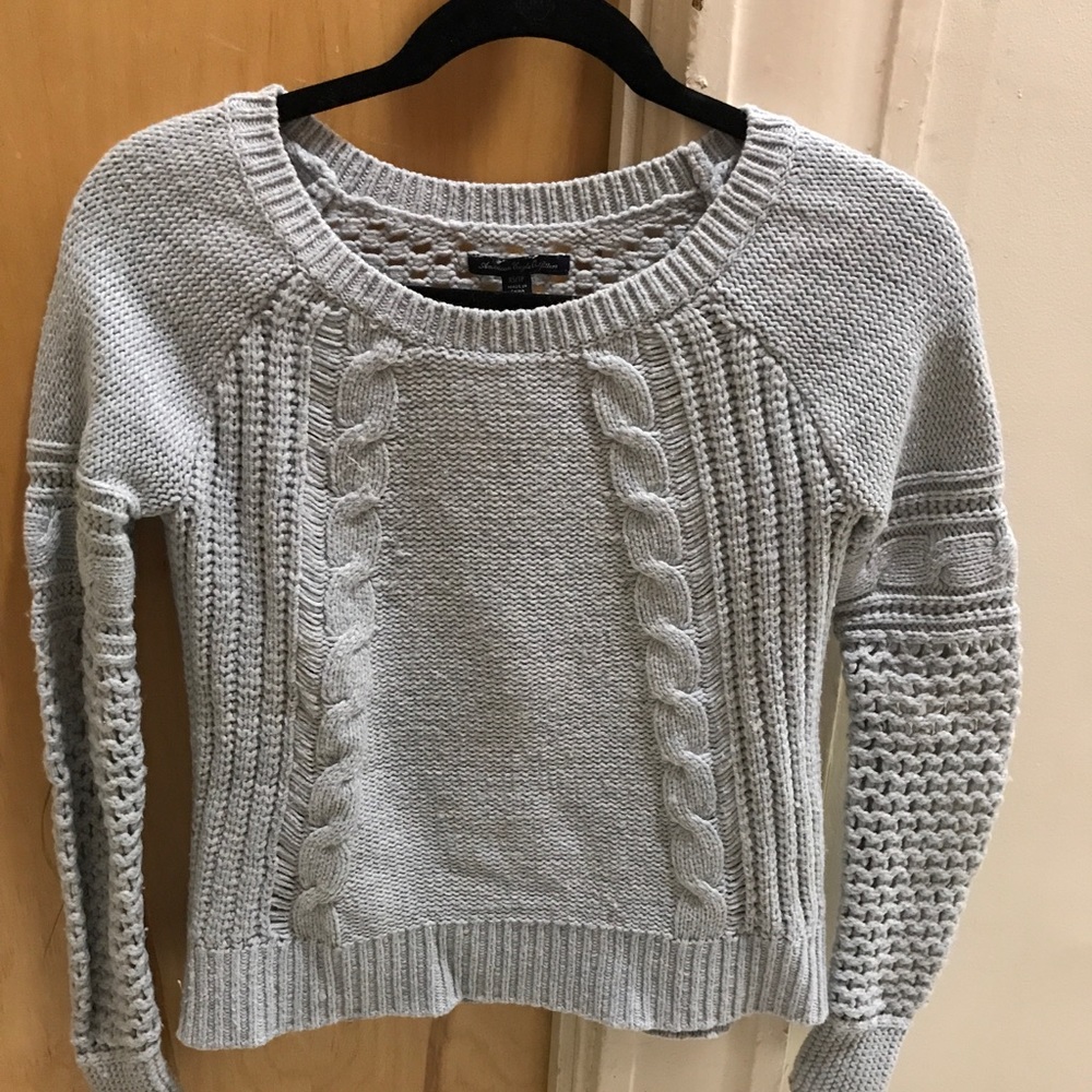 American Eagle cable knit sweater